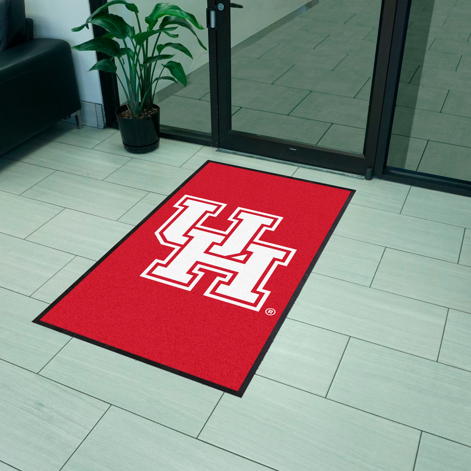 Houston 3X5 High-Traffic Mat with Durable Rubber Backing - Portrait Orientation - Houston