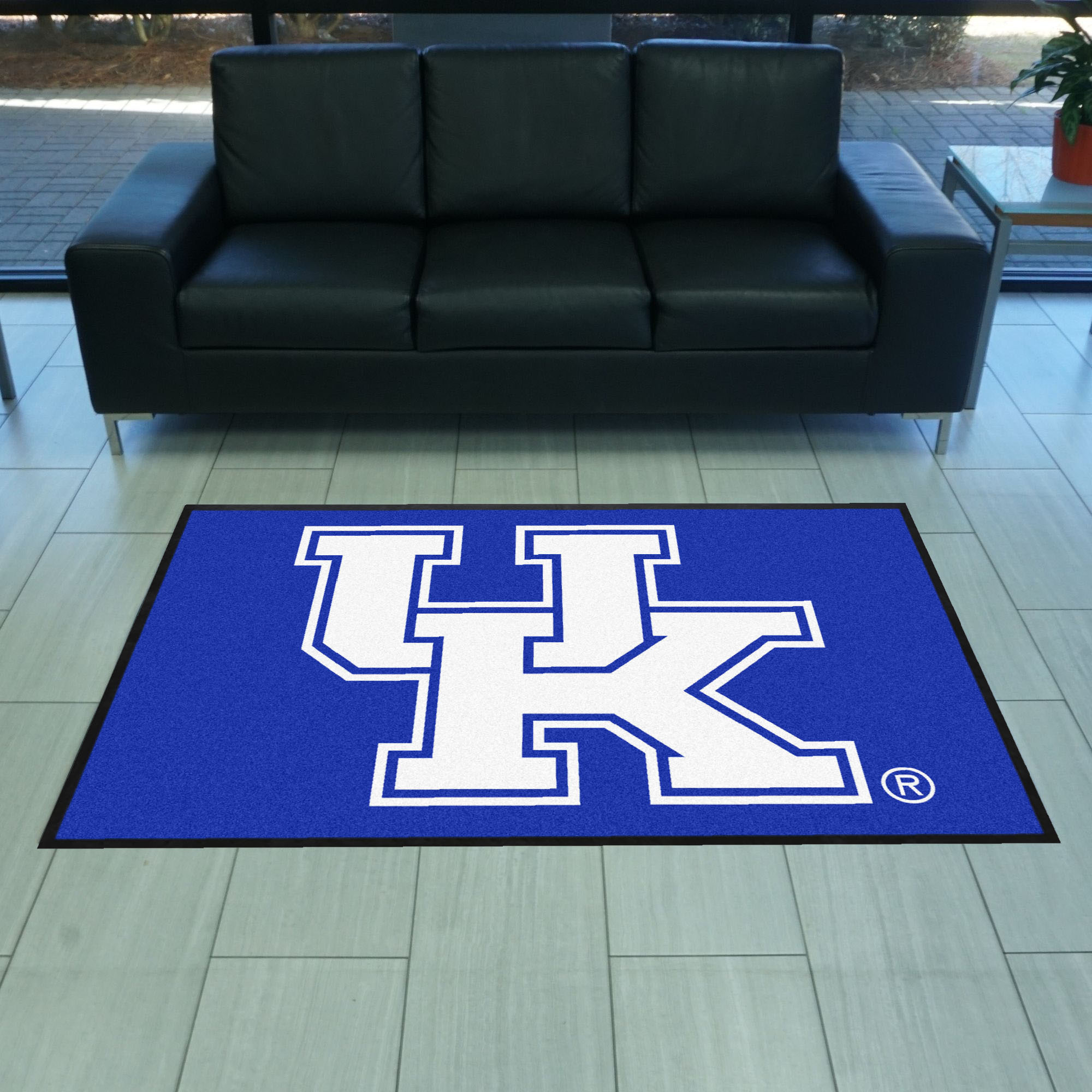 Kentucky4X6 High-Traffic Mat with Durable Rubber Backing - Landscape Orientation