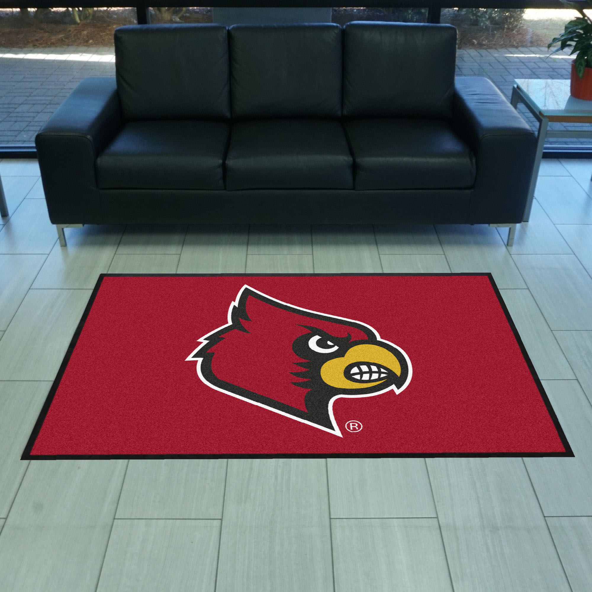 Louisville 4X6 High-Traffic Mat with Durable Rubber Backing - Landscape Orientation