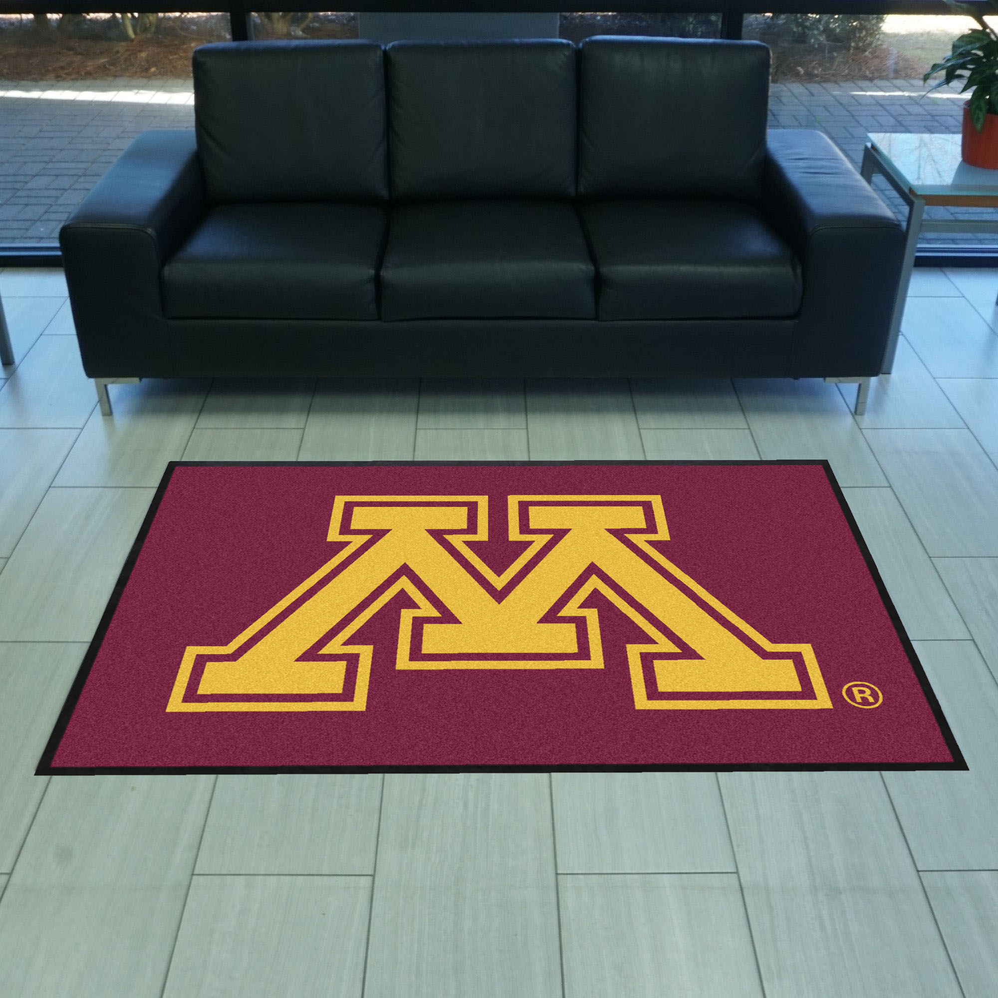 Minnesota 4X6 High-Traffic Mat with Durable Rubber Backing - Landscape Orientation