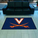 Virginia 4X6 High-Traffic Mat with Durable Rubber Backing - Landscape Orientation