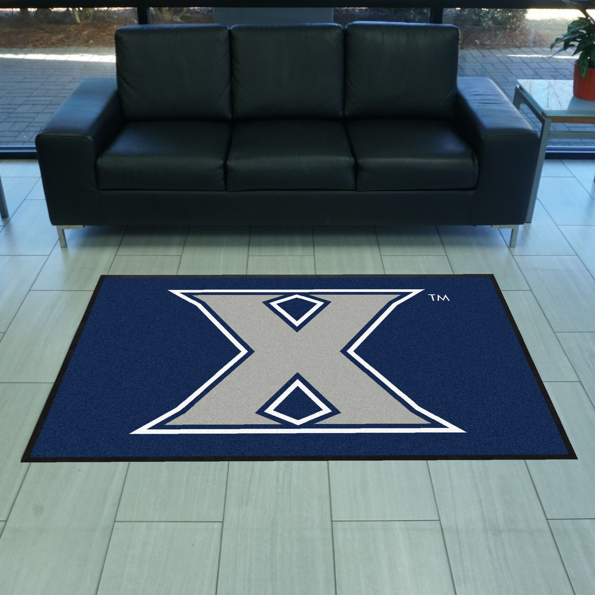 Xavier 4X6 High-Traffic Mat with Durable Rubber Backing - Landscape Orientation