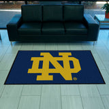 Notre Dame4X6 High-Traffic Mat with Durable Rubber Backing - Landscape Orientation