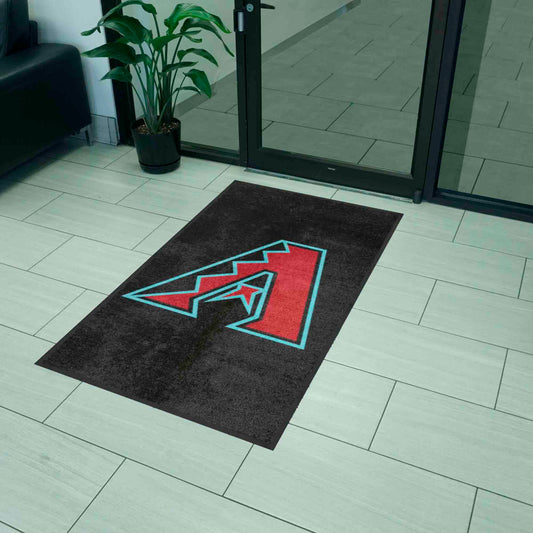 Arizona Diamondbacks 3X5 High-Traffic Mat with Durable Rubber Backing - Portrait Orientation