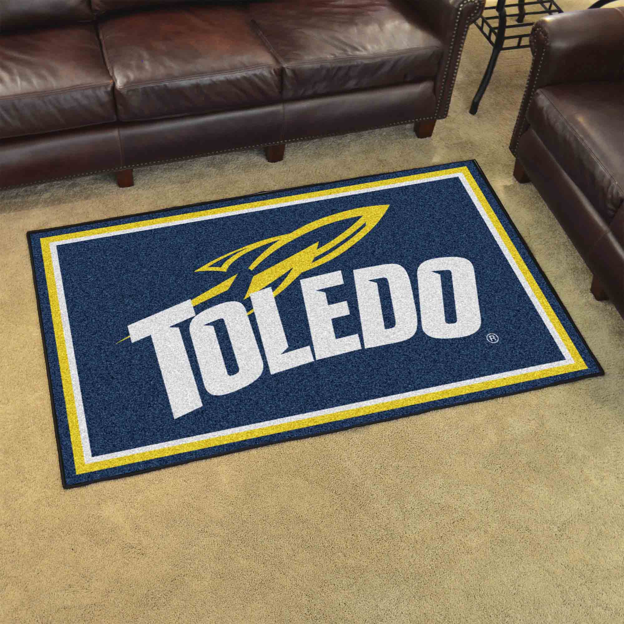 Toledo Rockets 4ft. x 6ft. Plush Area Rug