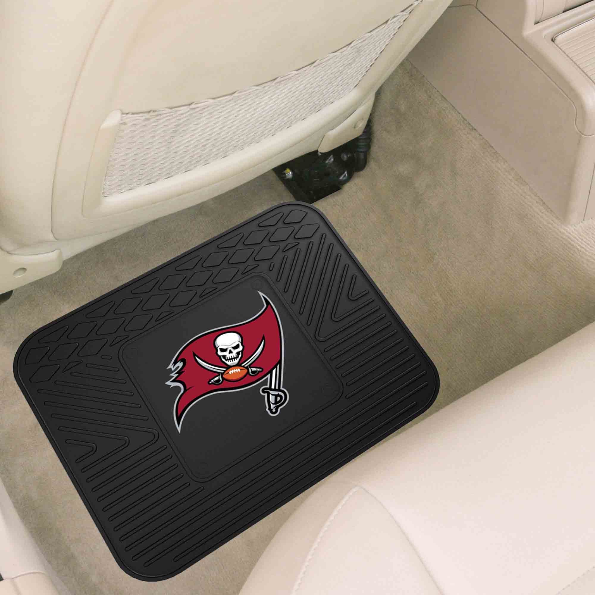 Tampa Bay Buccaneers Back Seat Car Utility Mat - 14in. x 17in.