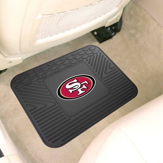 San Francisco 49ers Back Seat Car Utility Mat - 14in. x 17in.