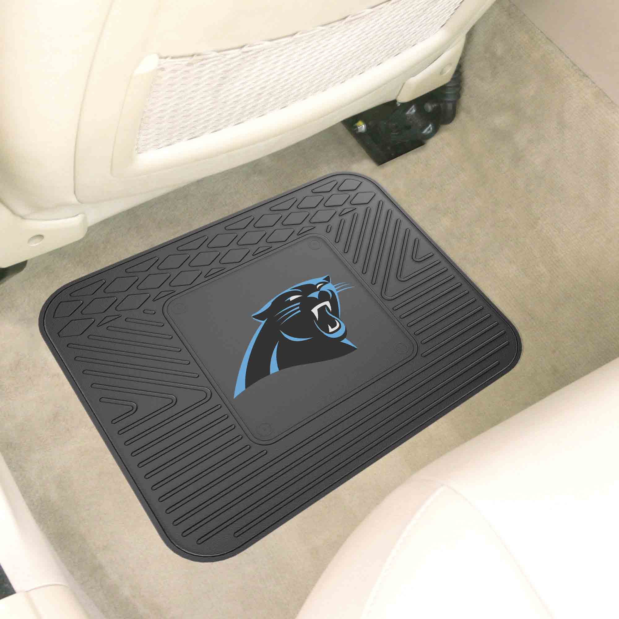 Carolina Panthers Back Seat Car Utility Mat - 14in. x 17in. - Carolina Panthers