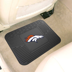 Denver Broncos Back Seat Car Utility Mat - 14in. x 17in.