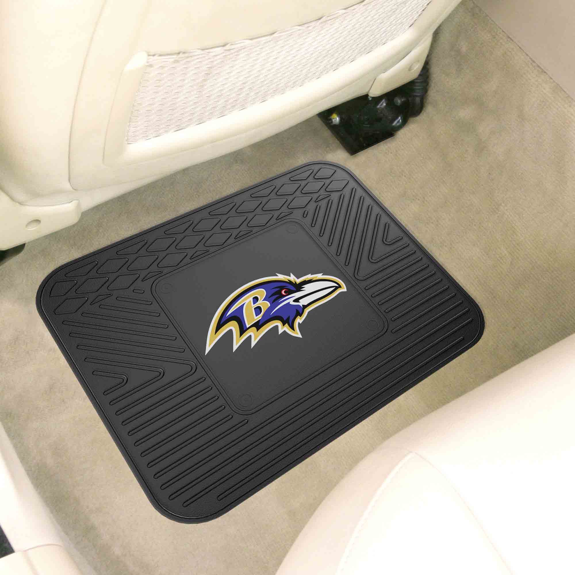 Baltimore Ravens Back Seat Car Utility Mat - 14in. x 17in. - Baltimore Ravens