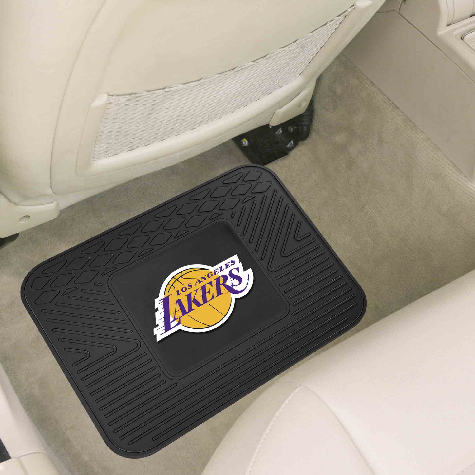 Los Angeles Lakers Back Seat Car Utility Mat - 14in. x 17in.