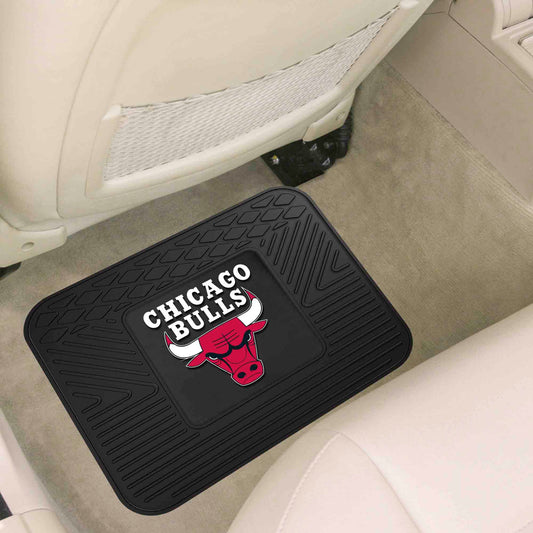 Chicago Bulls Back Seat Car Utility Mat - 14in. x 17in. - Chicago Bulls