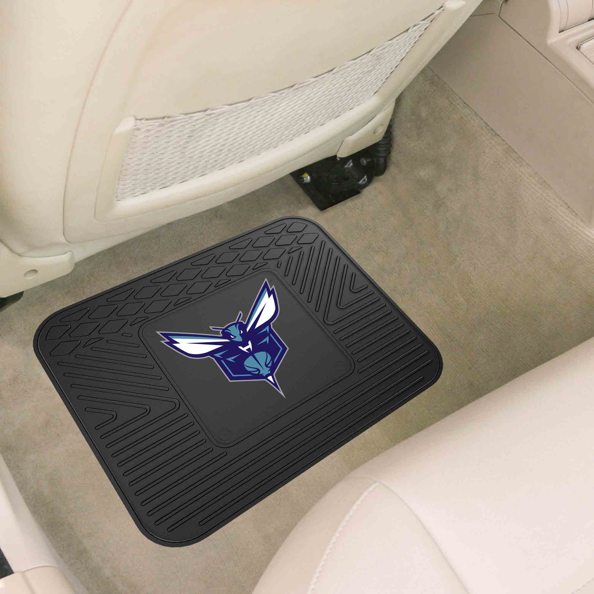 Charlotte Hornets Back Seat Car Utility Mat - 14in. x 17in. - Charlotte Hornets