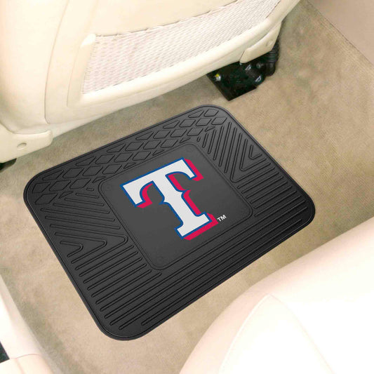 Texas Rangers Back Seat Car Utility Mat - 14in. x 17in.