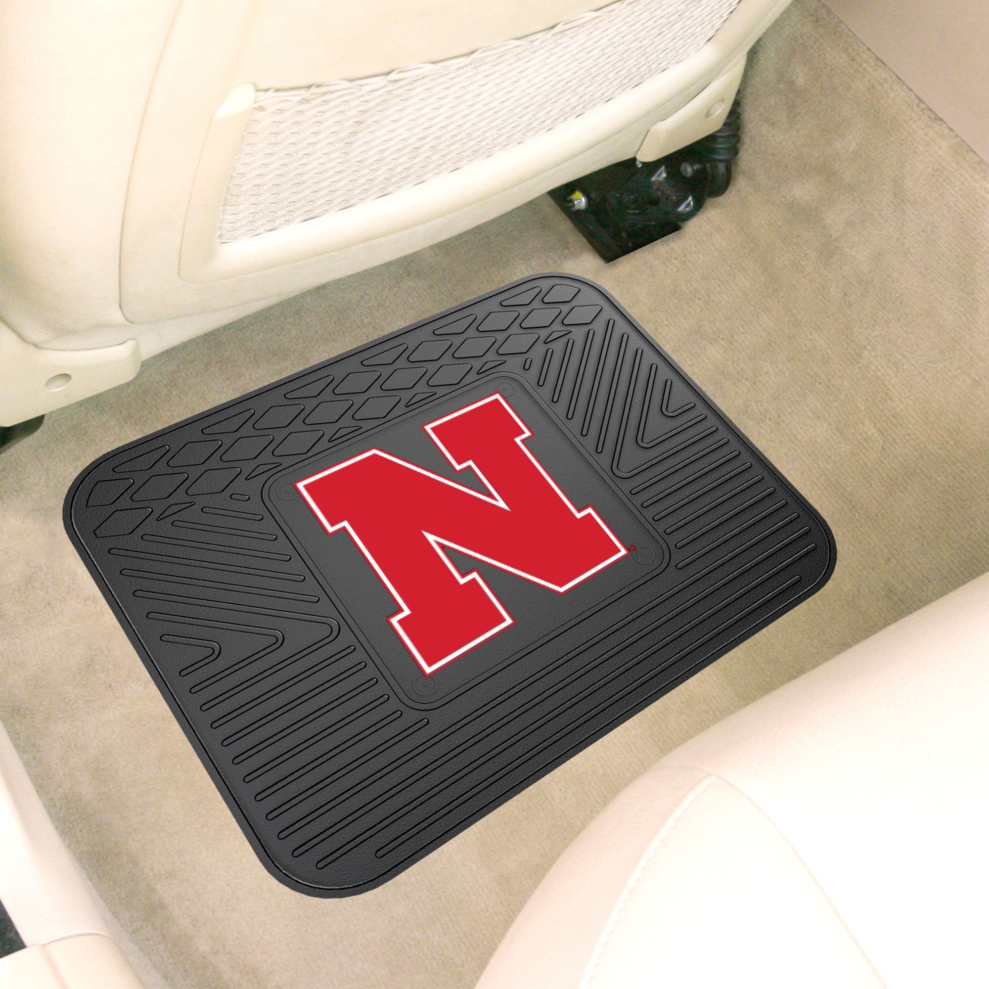 Nebraska Cornhuskers Back Seat Car Utility Mat - 14in. x 17in.