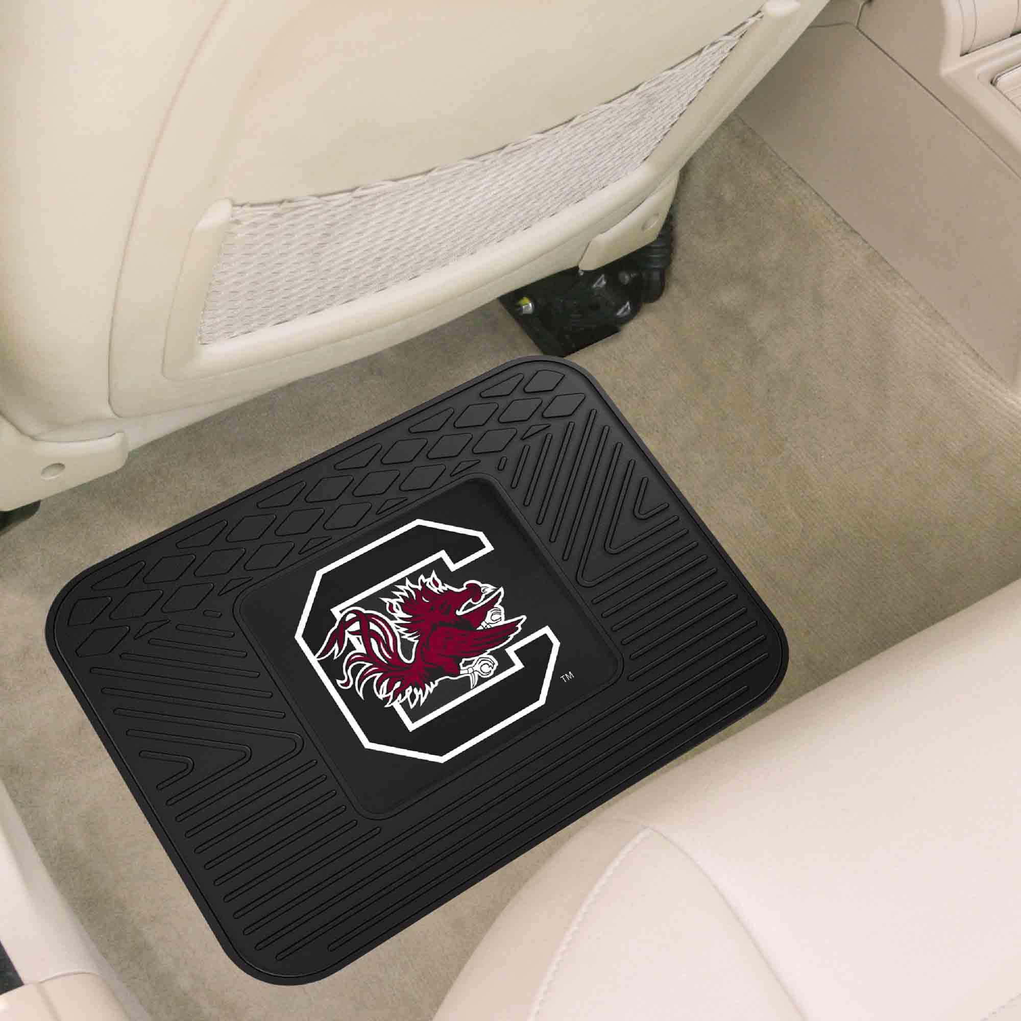 South Carolina Gamecocks Back Seat Car Utility Mat - 14in. x 17in.