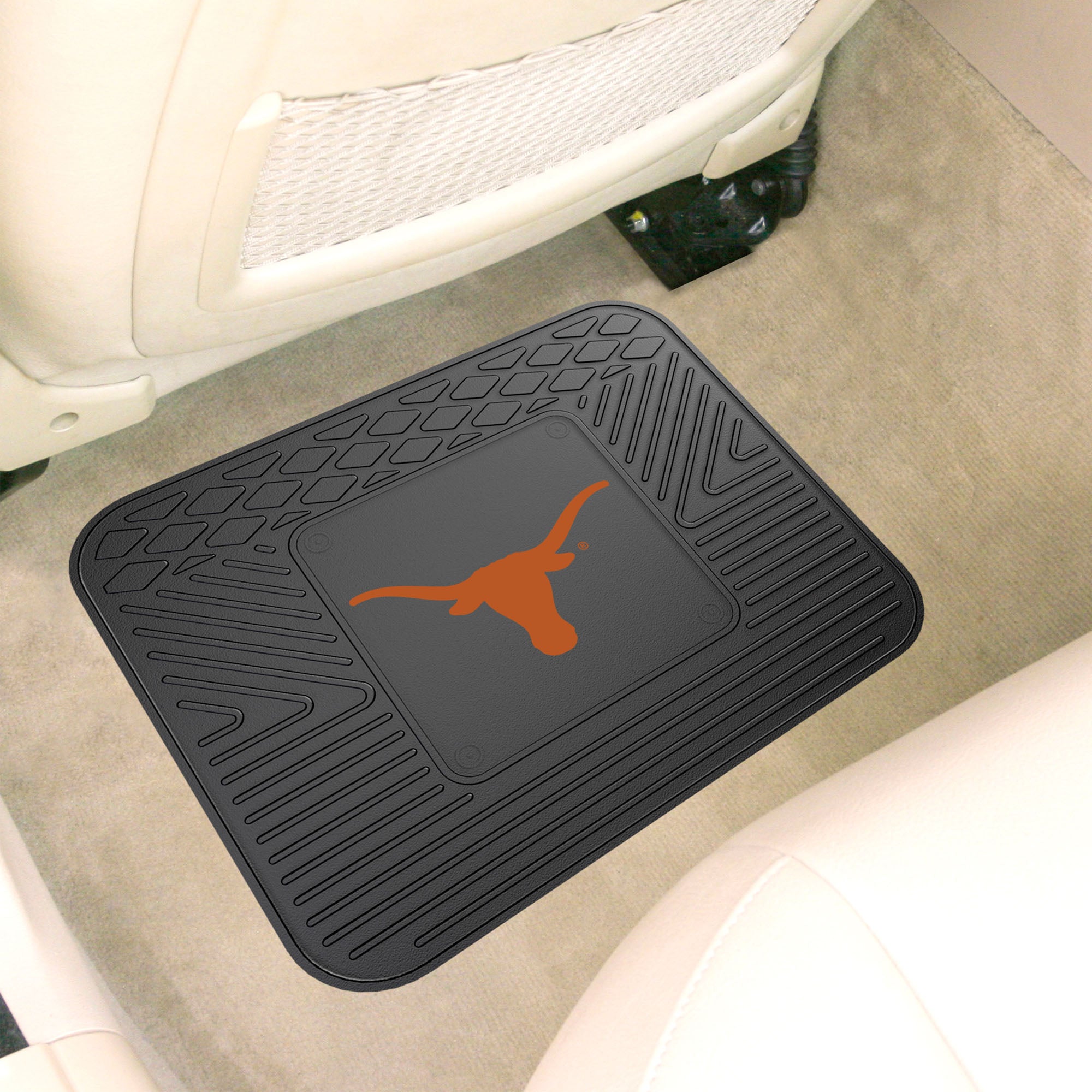 Texas Longhorns Back Seat Car Utility Mat - 14in. x 17in.