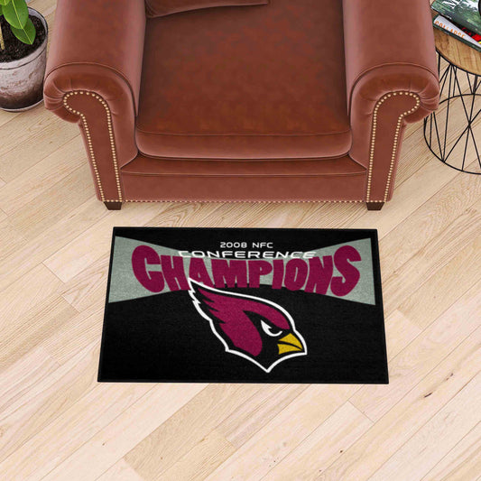 Arizona Cardinals 2009 NFC Conference Champions Starter Mat Accent Rug - 19in. x 30in.