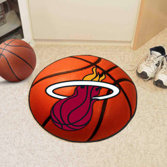 Miami Heat Basketball Rug - 27in. Diameter - Miami Heat