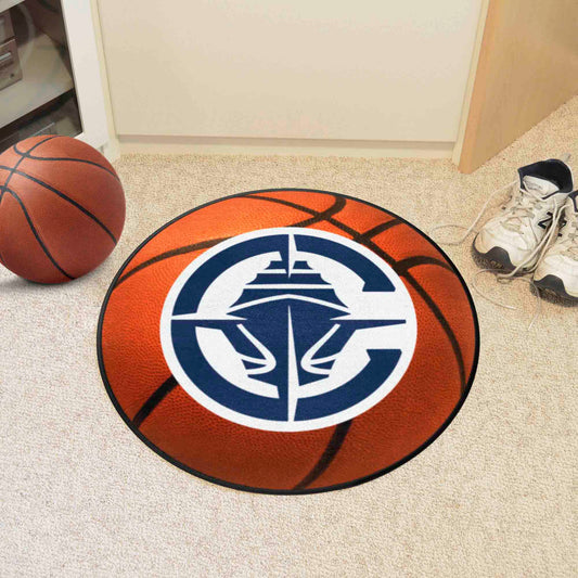 Los Angeles Clippers Basketball Rug - 27in. Diameter