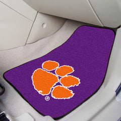 Clemson Tigers Front Carpet Car Mat Set - 2 Pieces, Purple - Clemson