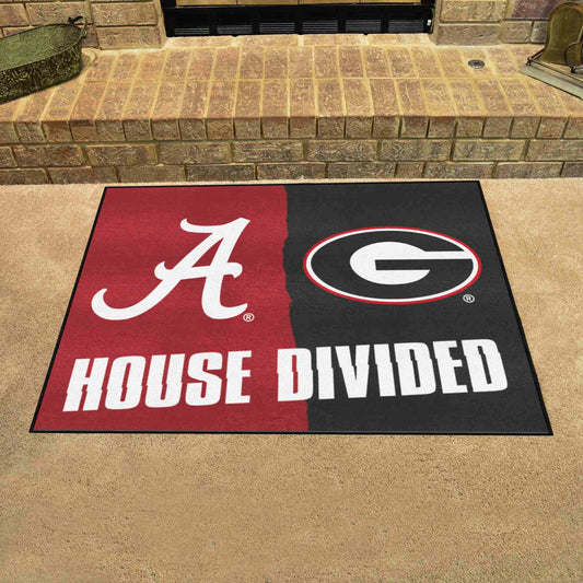 House Divided - Alabama / Georgia House Divided House Divided Rug - 34 in. x 42.5 in. - House Divided - Alabama / Georgia