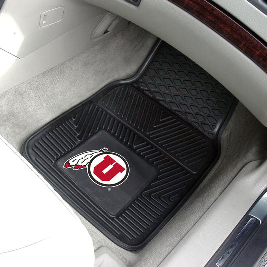 Utah Utes Heavy Duty Car Mat Set - 2 Pieces