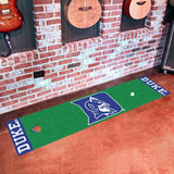 Duke Blue Devils Putting Green Mat - 1.5ft. x 6ft., Devil Logo