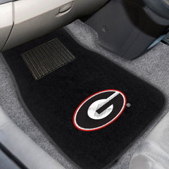 Georgia Bulldogs Embroidered Car Mat Set - 2 Pieces