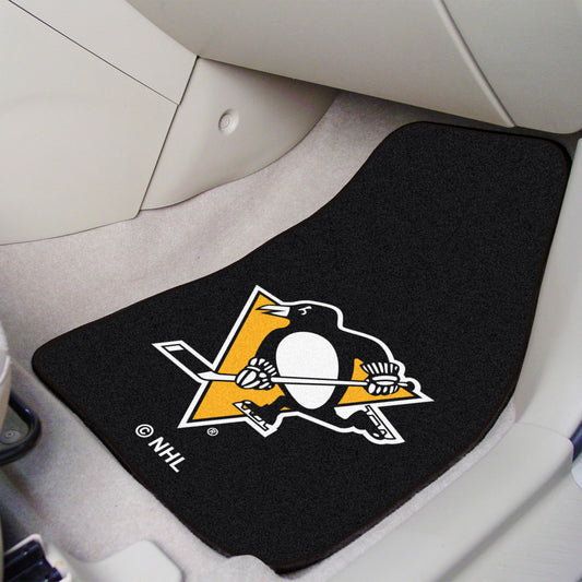 Pittsburgh Penguins Front Carpet Car Mat Set - 2 Pieces