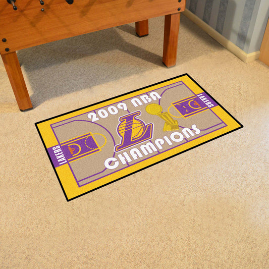 Los Angeles Lakers 2009 NBA Champions Court Runner Rug - 24in. x 44in.