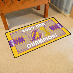 Los Angeles Lakers 2009 NBA Champions Large Court Runner Rug - 30in. x 54in.