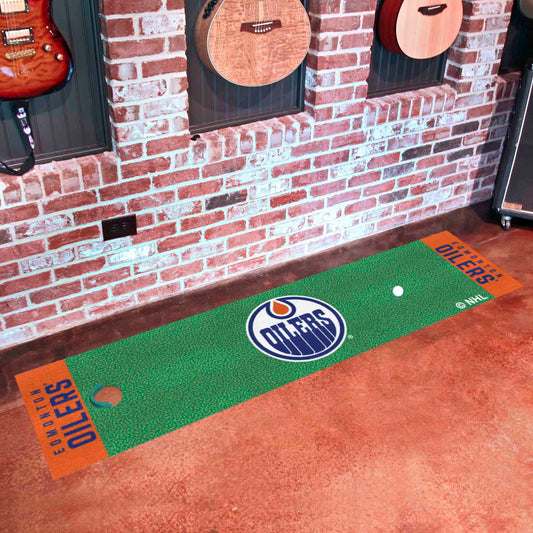 Edmonton Oilers Oilers Putting Green Mat - 1.5ft. x 6ft.