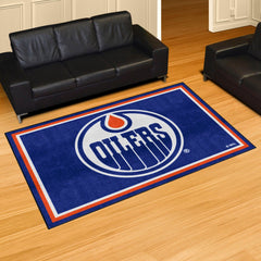 Edmonton Oilers Oilers 5ft. x 8 ft. Plush Area Rug - Edmonton Oilers