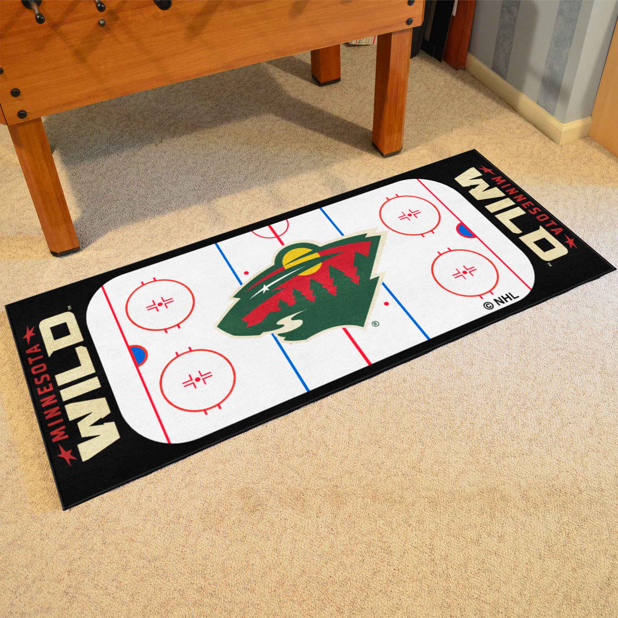 Minnesota Wild Rink Runner - 30in. x 72in.