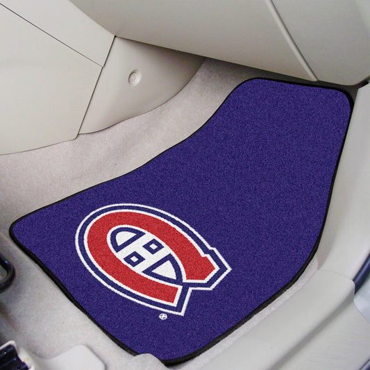 Montreal Canadiens Front Carpet Car Mat Set - 2 Pieces