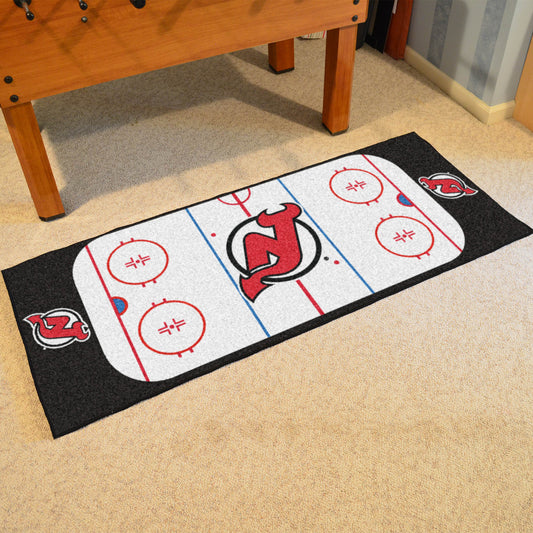 New Jersey Devils Rink Runner - 30in. x 72in. - New Jersey Devils