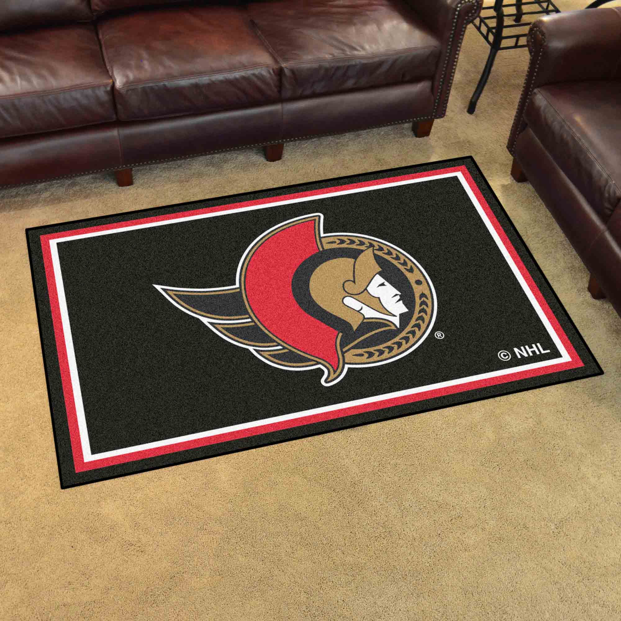 Ottawa Senators 4ft. x 6ft. Plush Area Rug