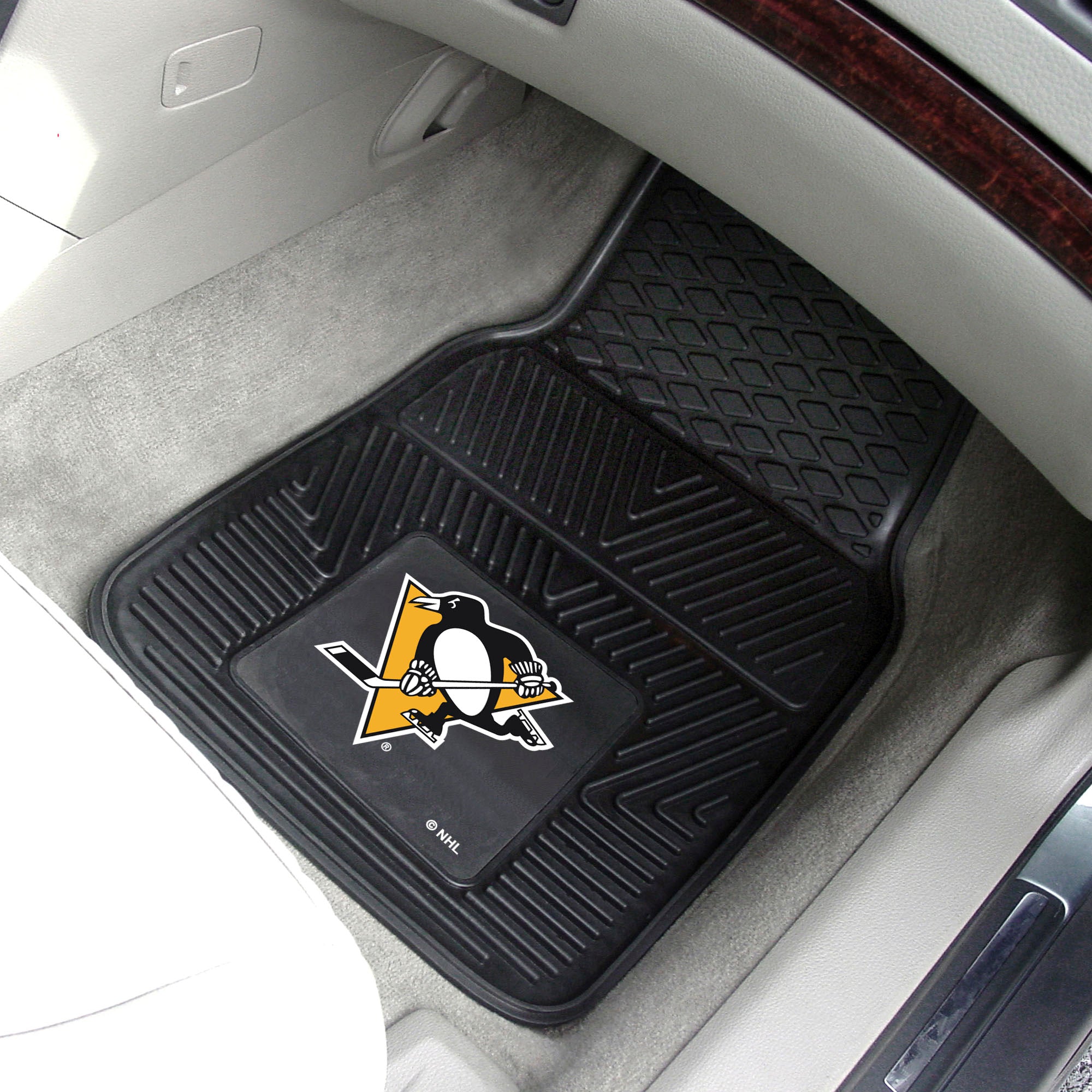 Pittsburgh Penguins Heavy Duty Car Mat Set - 2 Pieces