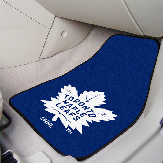 Toronto Maple Leafs Front Carpet Car Mat Set - 2 Pieces