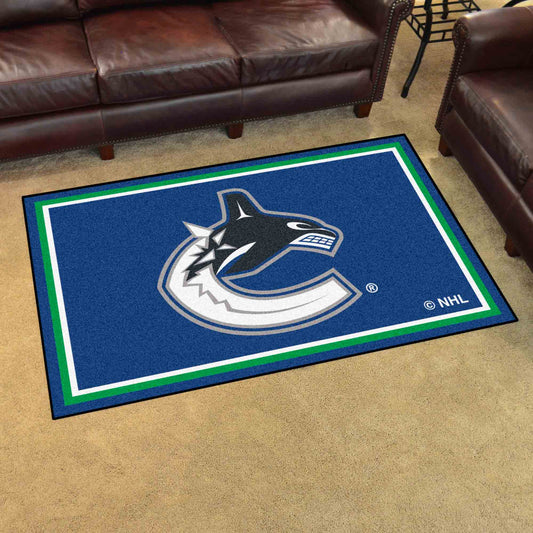 Vancouver Canucks 4ft. x 6ft. Plush Area Rug