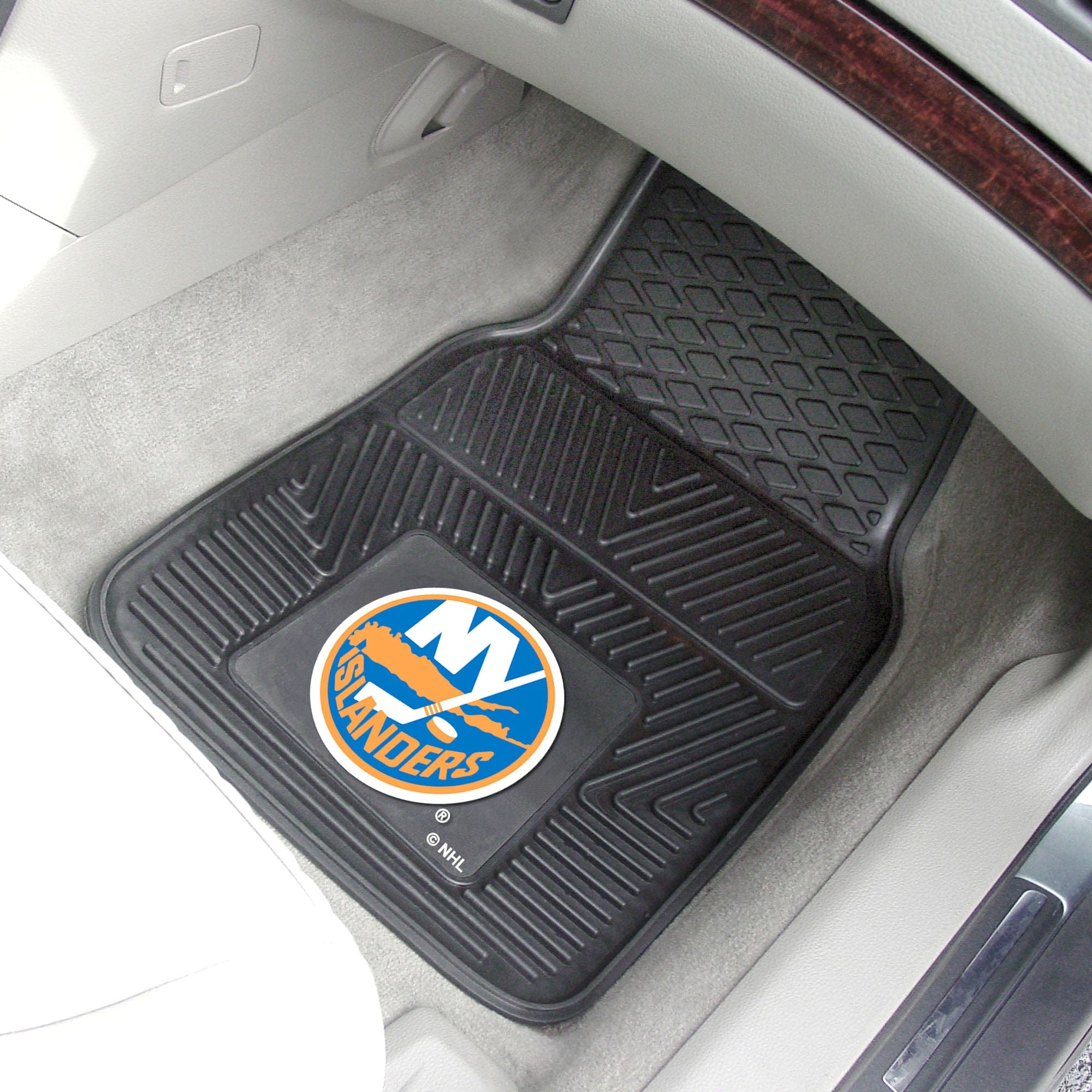 New York Islanders Heavy Duty Car Mat Set - 2 Pieces - New York Islanders