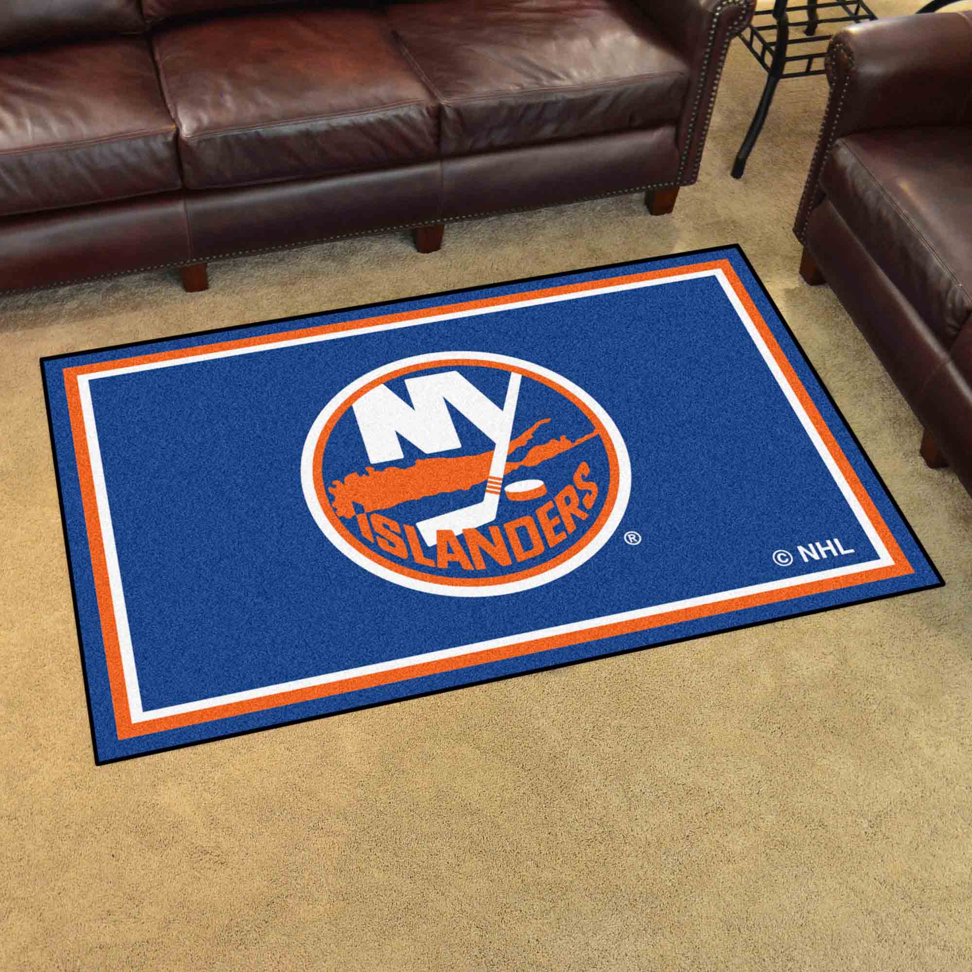 New York Islanders 4ft. x 6ft. Plush Area Rug - New York Islanders