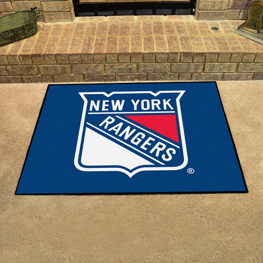 New York Rangers All-Star Rug - 34 in. x 42.5 in. - New York Rangers