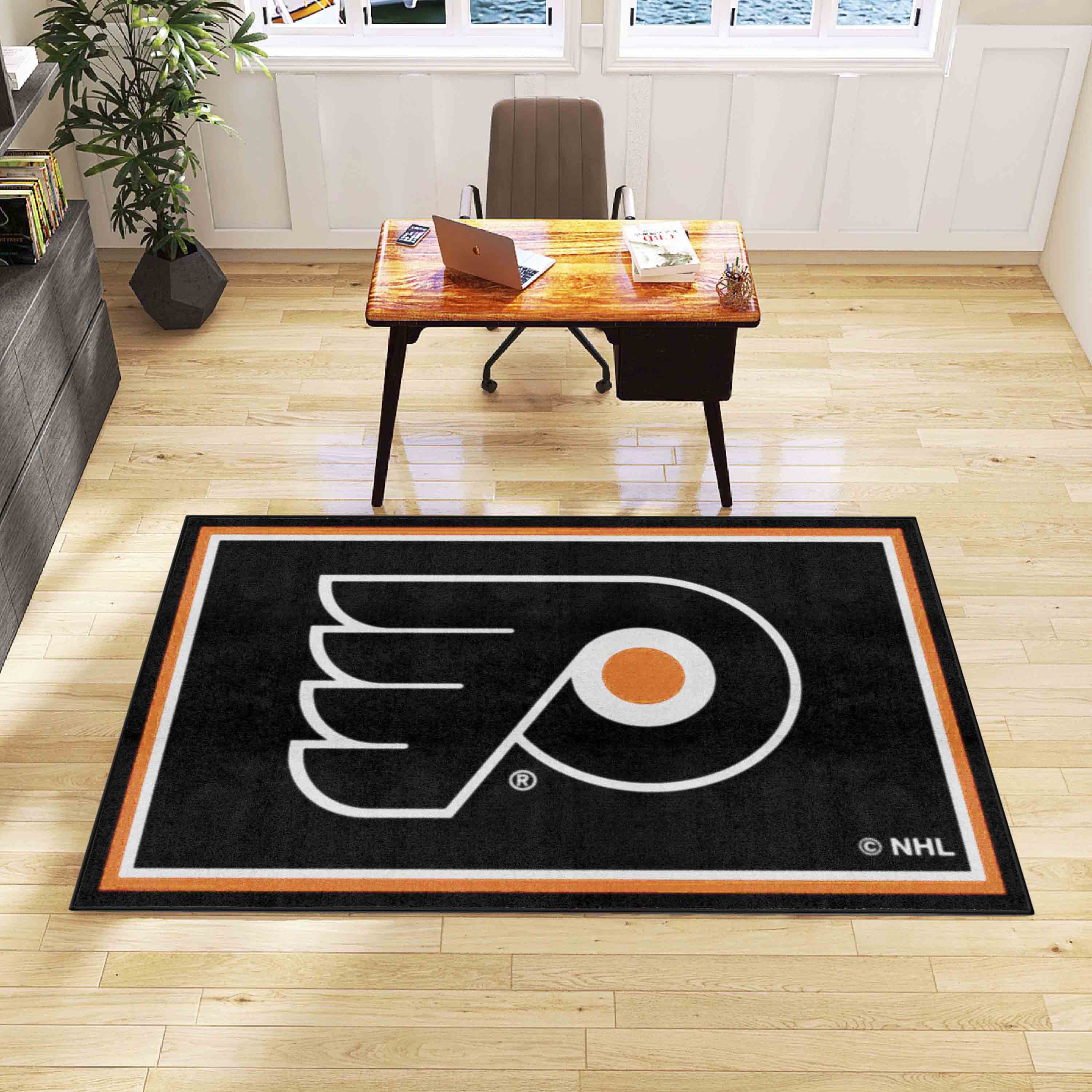 Philadelphia Flyers 5ft. x 8 ft. Plush Area Rug