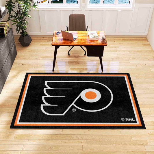 Philadelphia Flyers 5ft. x 8 ft. Plush Area Rug