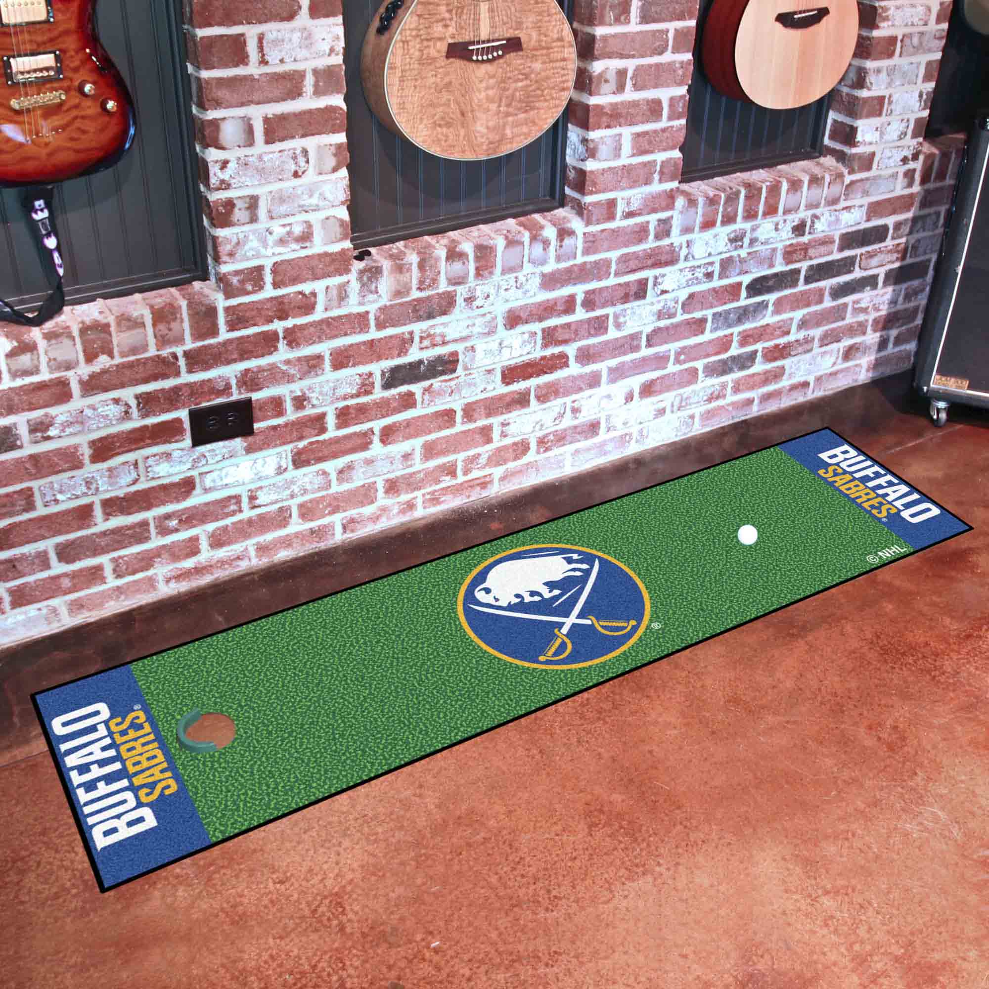 Buffalo Sabres Putting Green Mat - 1.5ft. x 6ft. - Buffalo Sabres