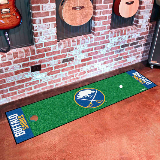 Buffalo Sabres Putting Green Mat - 1.5ft. x 6ft. - Buffalo Sabres