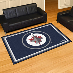 Winnipeg Jets 5ft. x 8 ft. Plush Area Rug