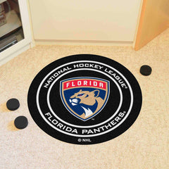 Florida Panthers Hockey Puck Rug - 27in. Diameter